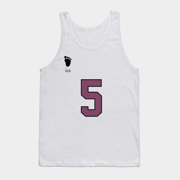 Shiratorizawa Academy - Satori Tendo Jersey Tank Top by KimKim